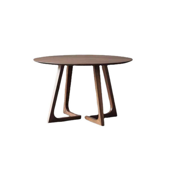 Wildon Home® Angyalka Round Solid Wood Dining Table Wayfair